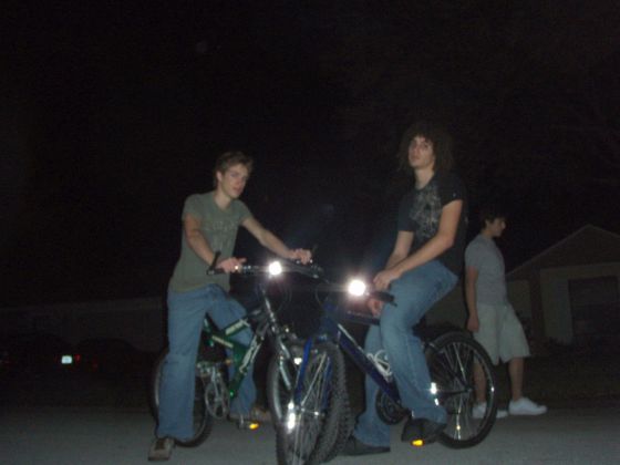 Michael and Jayce bikers
