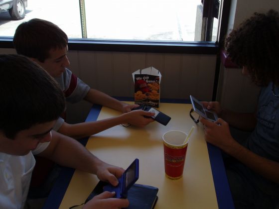 Gaming at Popeyes
Shane, Tony, and Jayce gaming at Popeyes after sunday school at FBC Oviedo
