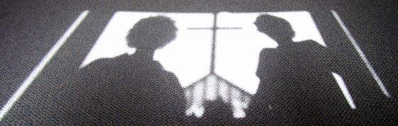 Shadows of our church
Jayce and I in the window reflection, looks really good, but I had to crop out my foot haha
