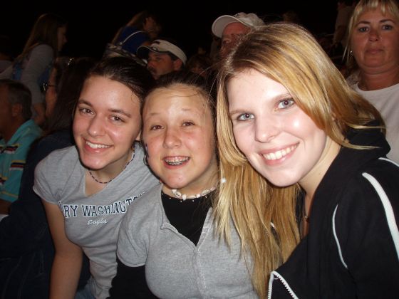 Gamers?
Ally, Brittany, and Lynn at a football game
