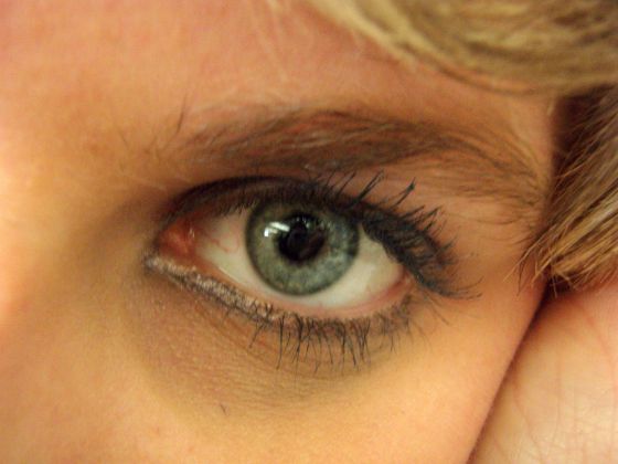 Christa's eye
