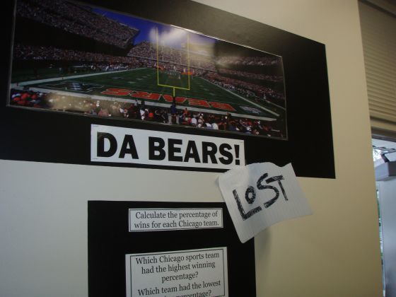 Da bears LOST
A devout Chicago fan got what they deserved
