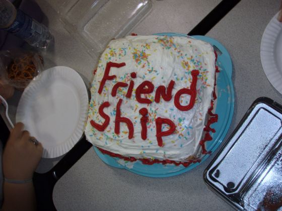 Friendship Cake
Adrian's final gift to us all this week, a VERY good cake
