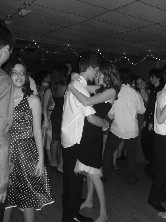 Michael and Brittany slow dancing
I'm not sure who took this but its practically perfect

