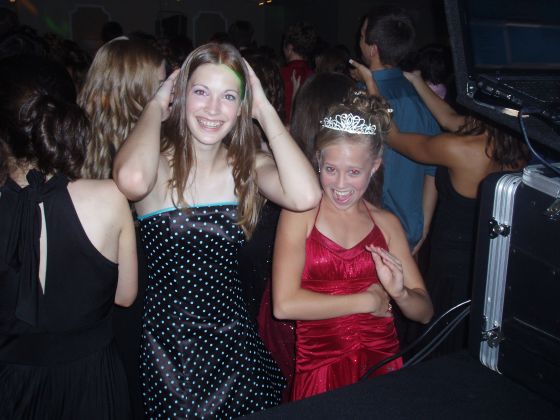 Michelle and Leah
Having a blast at the dance
