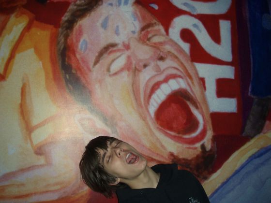 Nathan scream
Nathan by part of the Daily Bread mural
