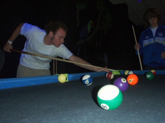 Trent playing pool 2
