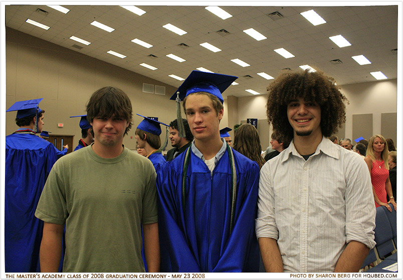 We're all so proud
Me with Andrew and Jayce a little before the ceremony began
