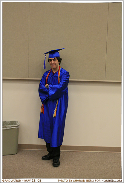 James
James waiting for the processional to start
