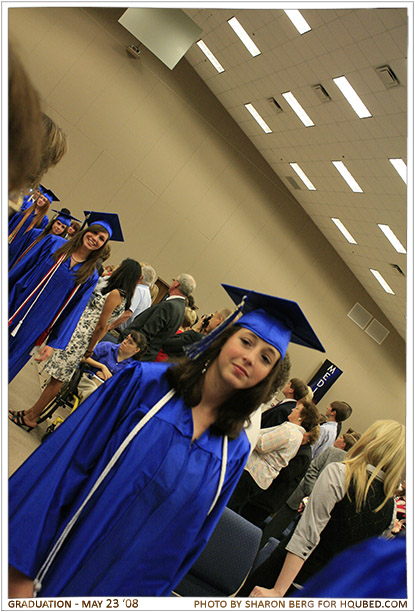 Rebekah walking
Rebekah walking during the class of 2008's graduation processional
