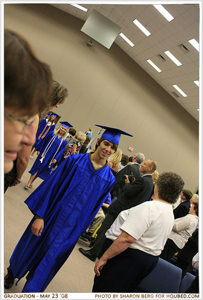 Nathan walking
Nathan walking during the class of 2008's graduation processional
