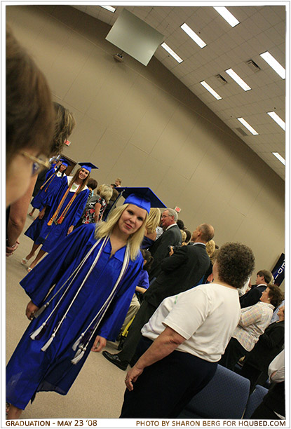 Ally walking
Ally walking during the class of 2008's graduation processional
