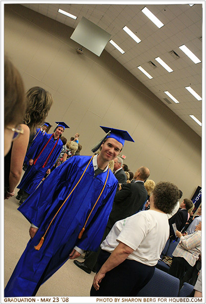 Adrian walking
Adrian walking during the class of 2008's graduation processional
