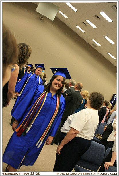 Amanda R walking
Amanda walking during the class of 2008's graduation processional
