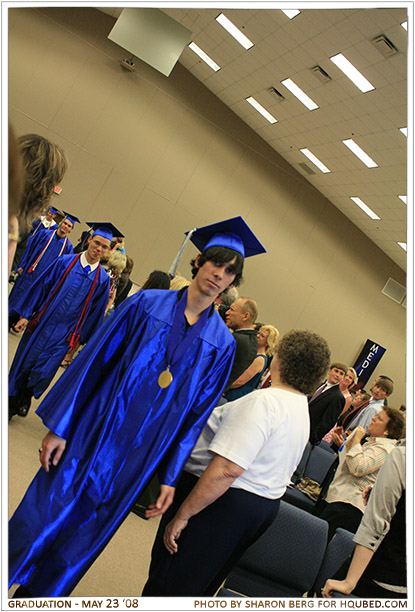 Anthony walking
Anthony walking during the class of 2008's graduation processional
