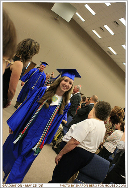 Amanda W walking
Amanda walking during the class of 2008's graduation processional
