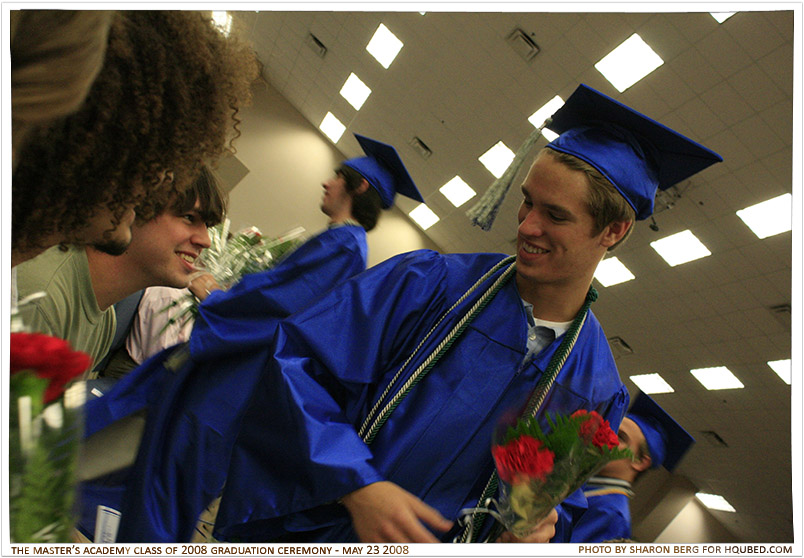 Handing out the roses
No, I wasn't giving one to Andrew or Jayce
