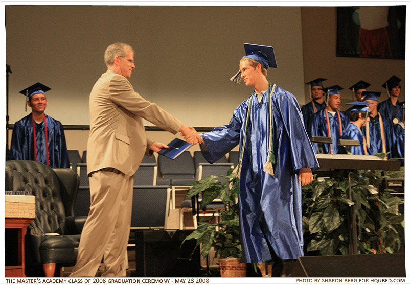My diploma
Me getting my diploma from Dr. Harris
