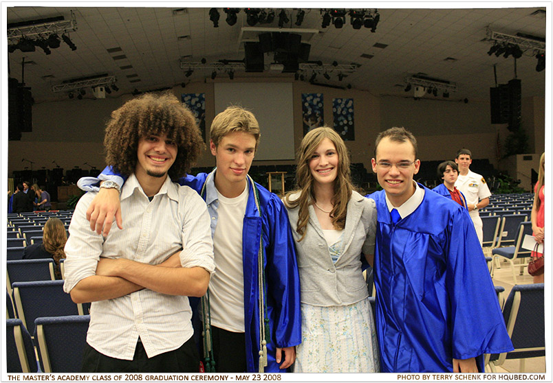 The siblings
Jayce, myself, Michelle, and Stevie after the graduation ceremony

