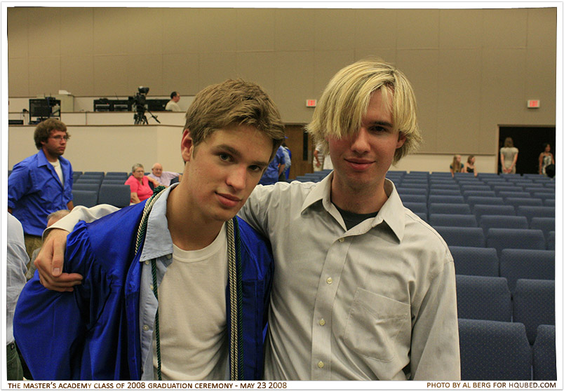 Adrian and Michael
Adrian and I after the graduation ceremony
