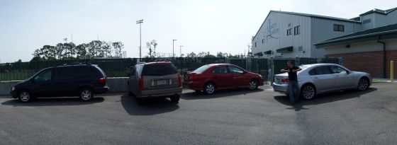 [Panorama] Perpendicular parking
A wider angle shot of Adrian's brilliant park job
