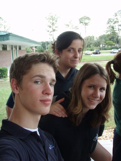 Michael, Lindsay, Emily hen
I randomly snapped behind me and there was Emily on top of Lindsay during our cornish henning
