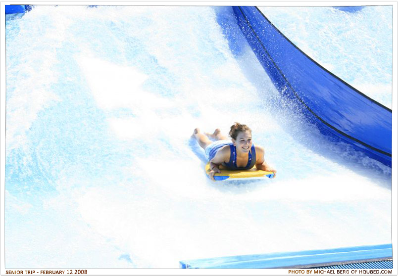Brittany flowriding
Brittany trying out the flowrider for the first (and last) time

