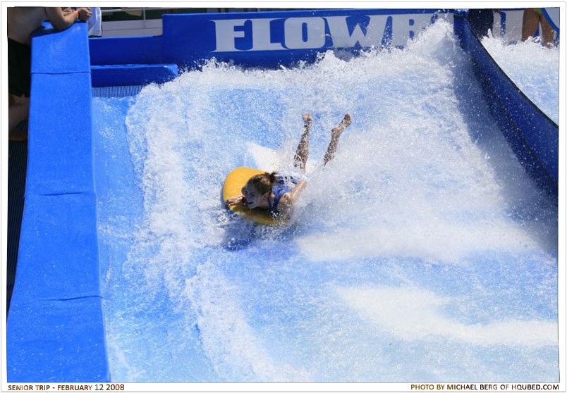 Brittany flowriding 2
Brittany a few seconds before her wipeout on the flowrider
