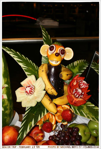 Fruit animal
A monkey fruit animal that adorned our midnight feast
