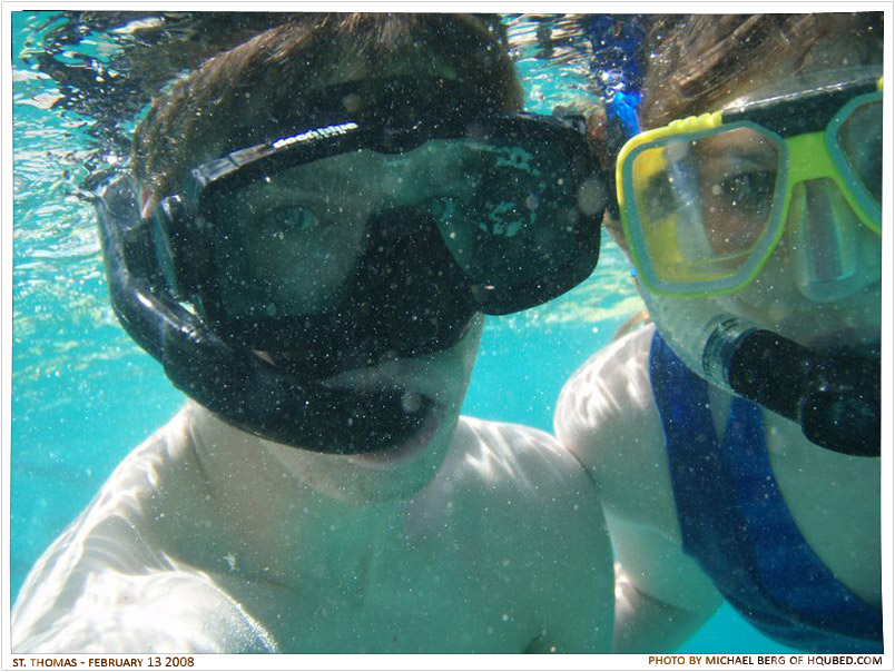 Michael and Brittany snorkelers
Brittany and I at St. Thomas underwater
