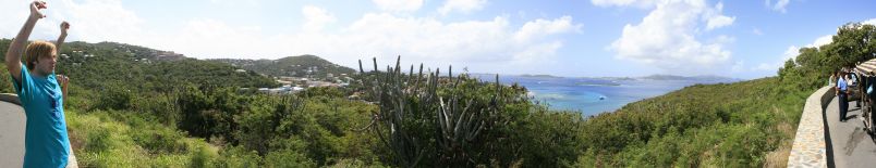 [Panorama] St. Thomas scenic stop
The first scenic stop on our St. Thomas busride; click the medium picture to see the fullsize ready to be scrolled horizontally in your browser
