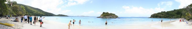 [Panorama] St. Thomas beach
The entire St. Thomas beachline shot; click the medium picture to see the fullsize ready to be scrolled horizontally in your browser
