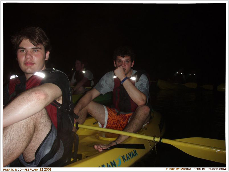 Tom and Chris kayakers
