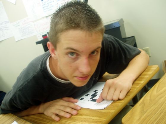 Bobby Down
I took this of Bobby during math, he gave me some WTF kinda face for taking pictures during class
