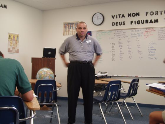 Castaldi pants
A funny shot of Mr Castaldi acting out some Latin pricipal with his pants
