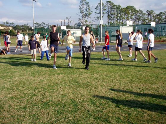 Track practice
My mom took this picture for yearbook of track practice
