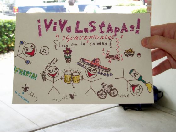 Viva La Stapas
While I have no idea what this means, Daniel drew it during Spanish in his unique style
