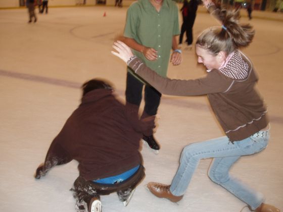 Braden and Brittany falling
Braden and Brittany falling while iceskating at RDV Sportsplex
