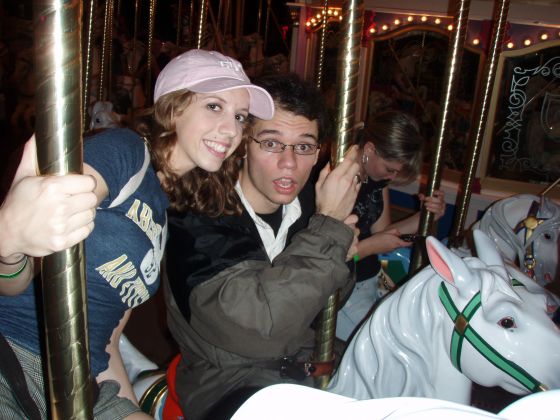 Equestrians
Brittany R and Stevie on the carousel at Disney
