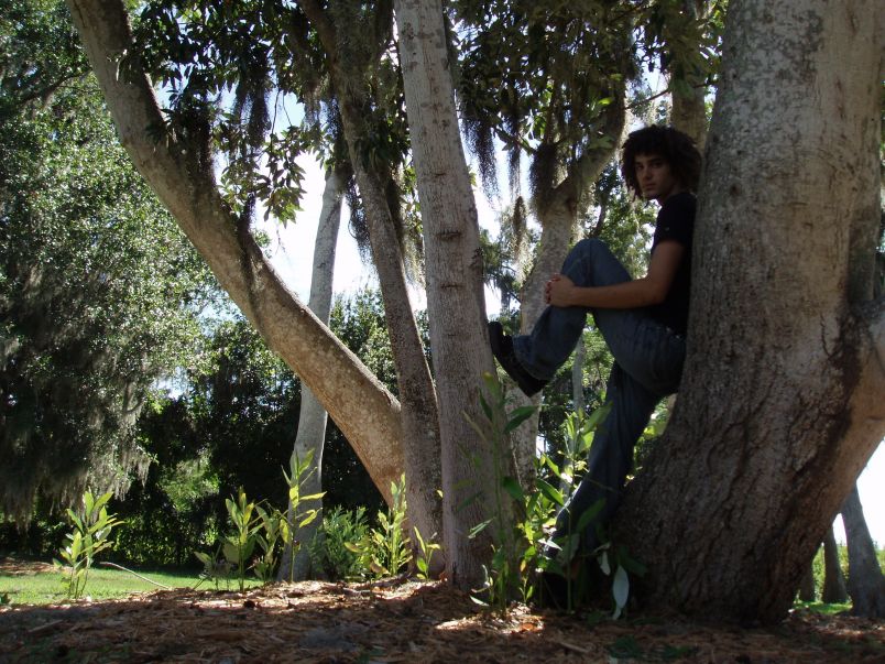 Jayce in the tree
