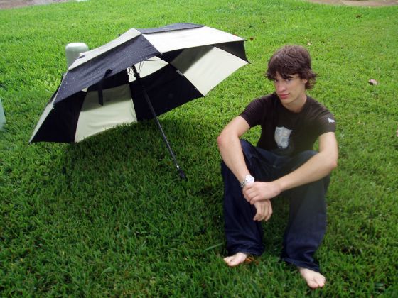 Michael grass umbrella
