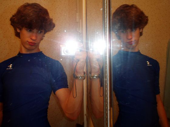 Michael underarmor
A random photo I took of myself after a track meet that Brittany went crazy over on MySpace

