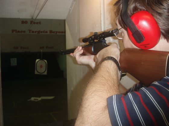 Dad shooting
My dad shooting off a rifle at the gun range
