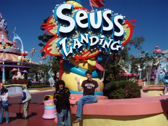 Michael and Jayce Seuss Landing
Michael and Jayce at the entrance of Seuss Landing at IOA
