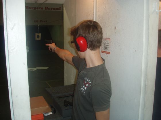 Michael gun range
My dad and I went to the gun range; here I'm shooting

