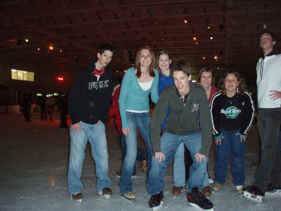The group ice skaters 4
A different area of the rink, I thought it was quite funny
