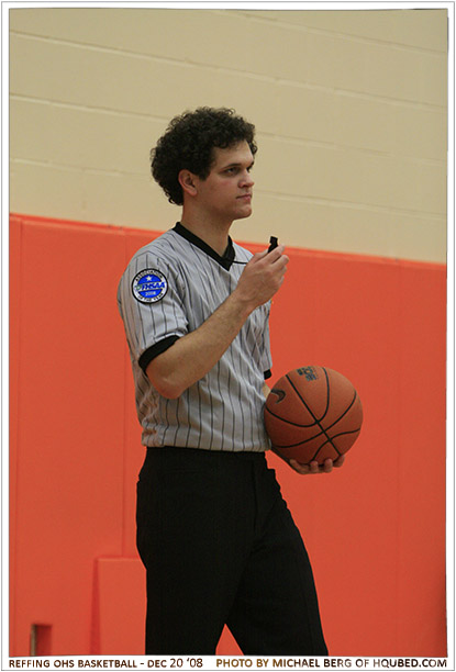 Reffing basketball at OHS
Chris reffing a basketball game at Oviedo High School
