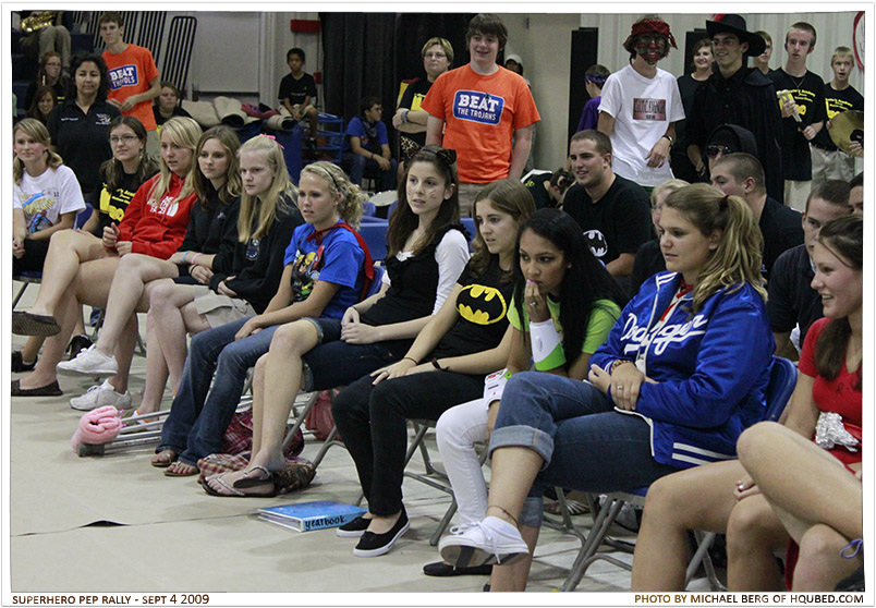 TMA Superhero Pep Rally Sept4-09
This image is presized for Facebook and MySpace: you are encouraged to share it!
If you are interested in obtaining a print-quality 15MP version, email michaelberg@hqubed.com for pricing info.
