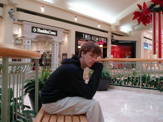 Michael at the mall 2
This time I was waiting outside of a store, I dropped my MP3 player for what must have been the 50th time right before I took this
