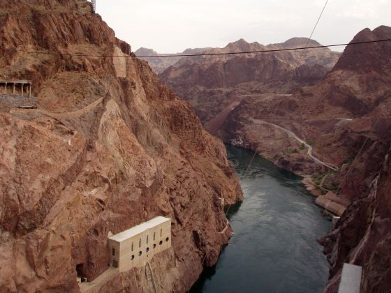 The Colorado River
Part of the river that the Hoover dam impounds
